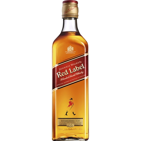 Johnnie Walker - Johnnie Walker Red Label, Whisky Escocés Blended 0.7L (sin dosificador）
