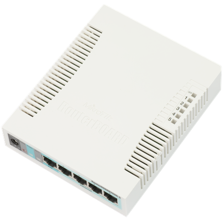 MikroTik RB260GS - conmutador - 6 puertos - gestionado