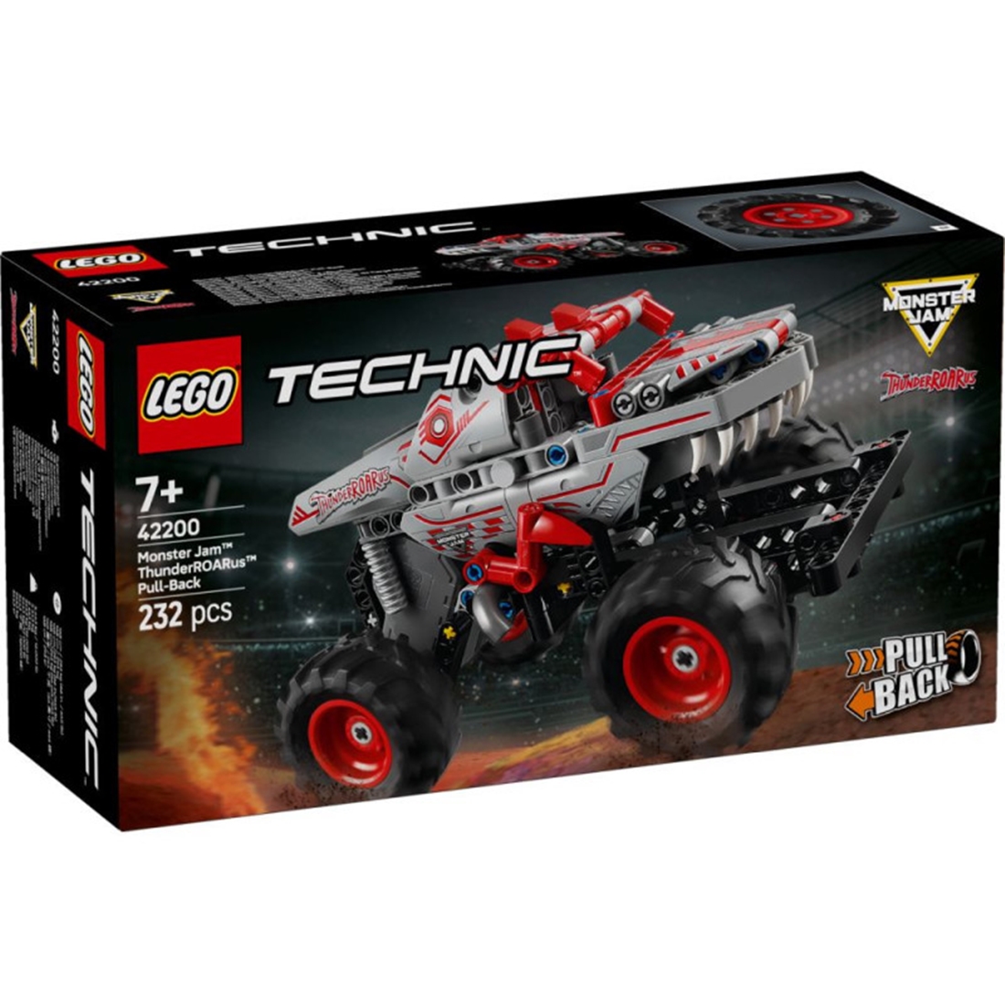 Monster Jam ThunderROARus Pull Back - LEGO Technic 42200