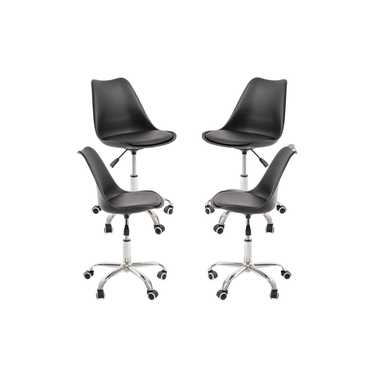 Regalos Miguel - Packs Sillas - Pack 4 Sillas Neo - Negro