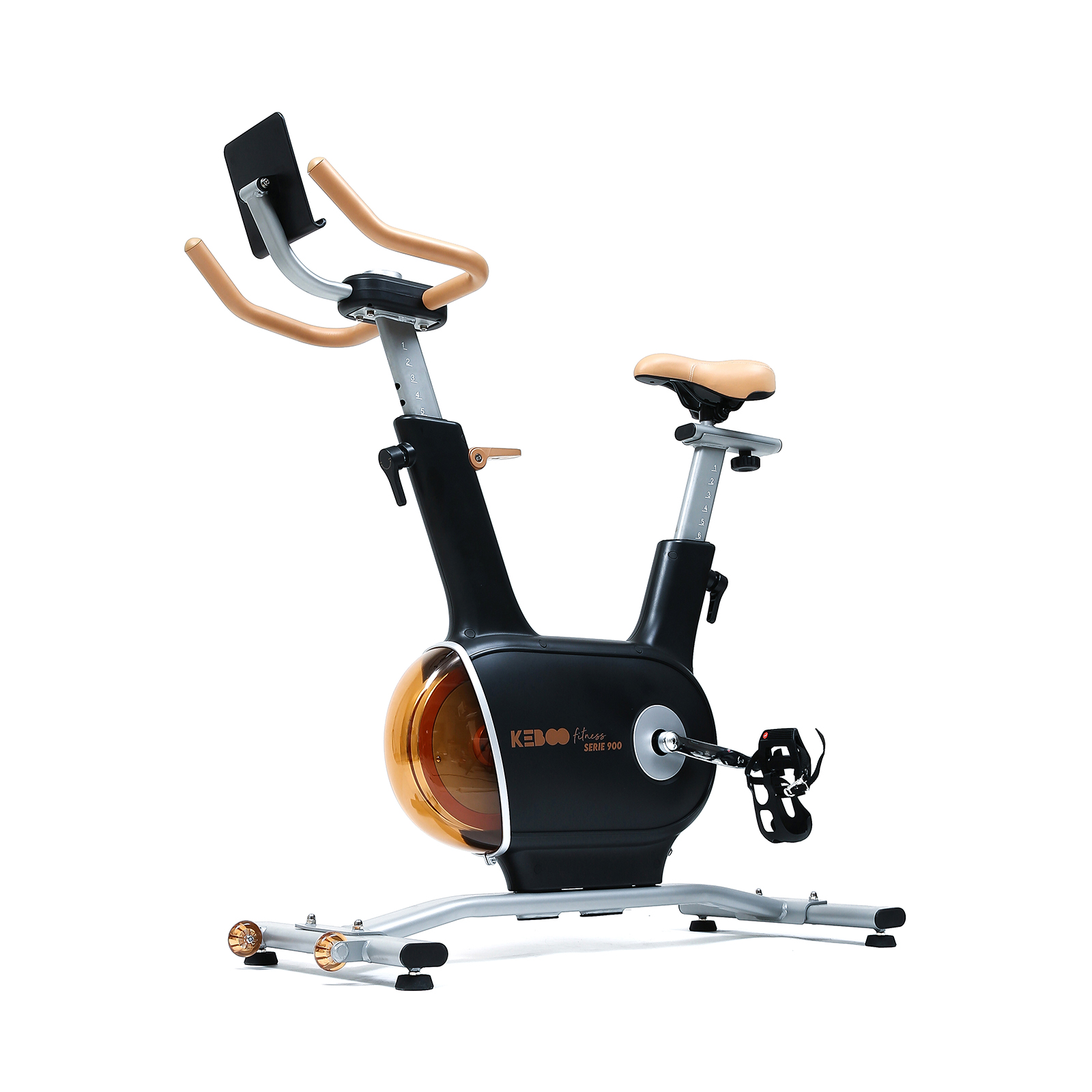 Keboo Bicicleta Estática Motorizada Serie 900 Black Frenado Magnético