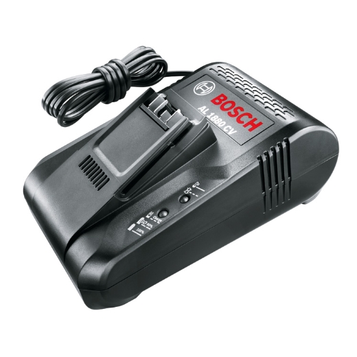 Bosch Home and Garden cargador rápido AL 1880 CV, sin batería, 18 Volt System, compatible con las baterías de 14,4 y 18 V, en caja