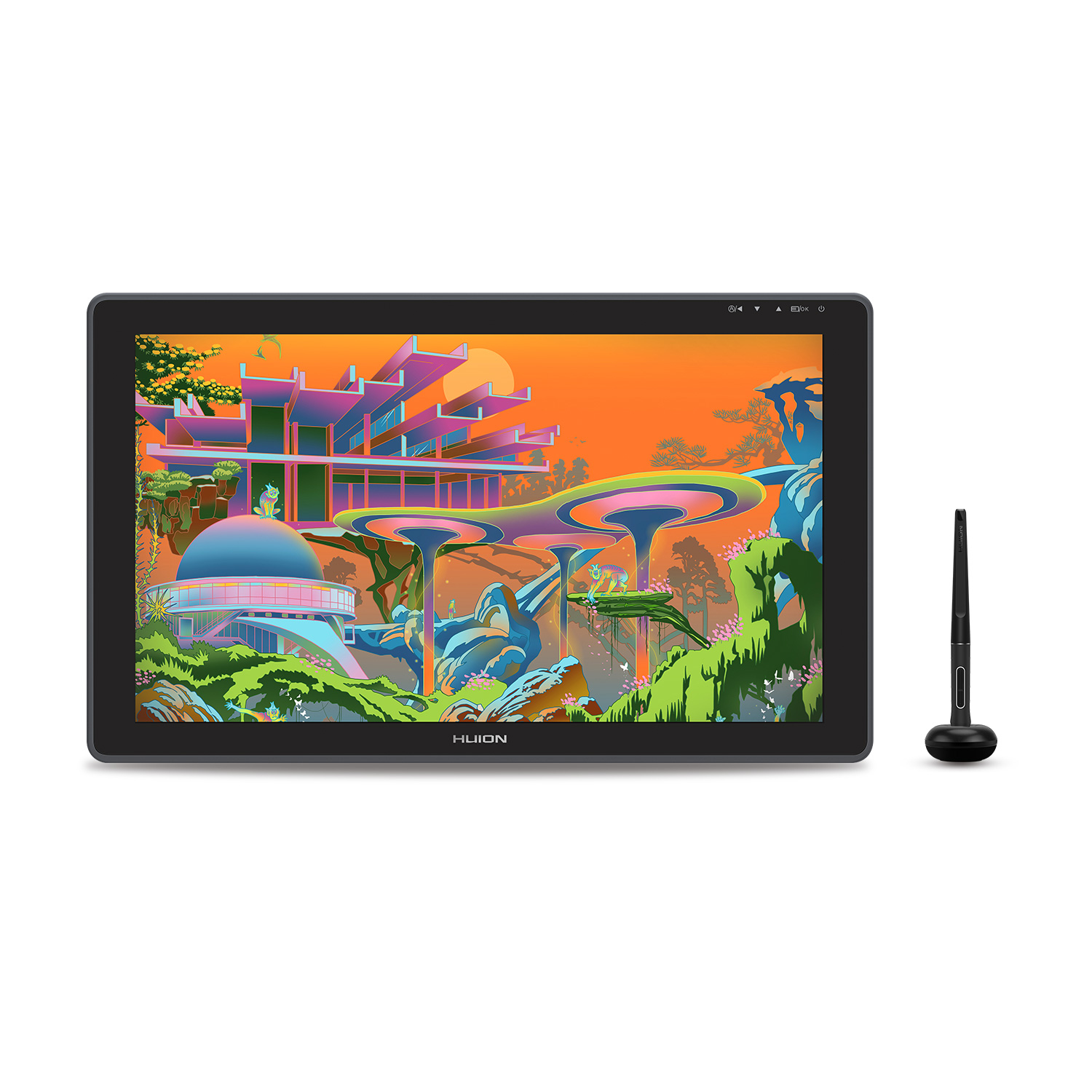 Huion kamvas 22 plus tableta digitalizadora negro 476,64 x 268,11 mm usb