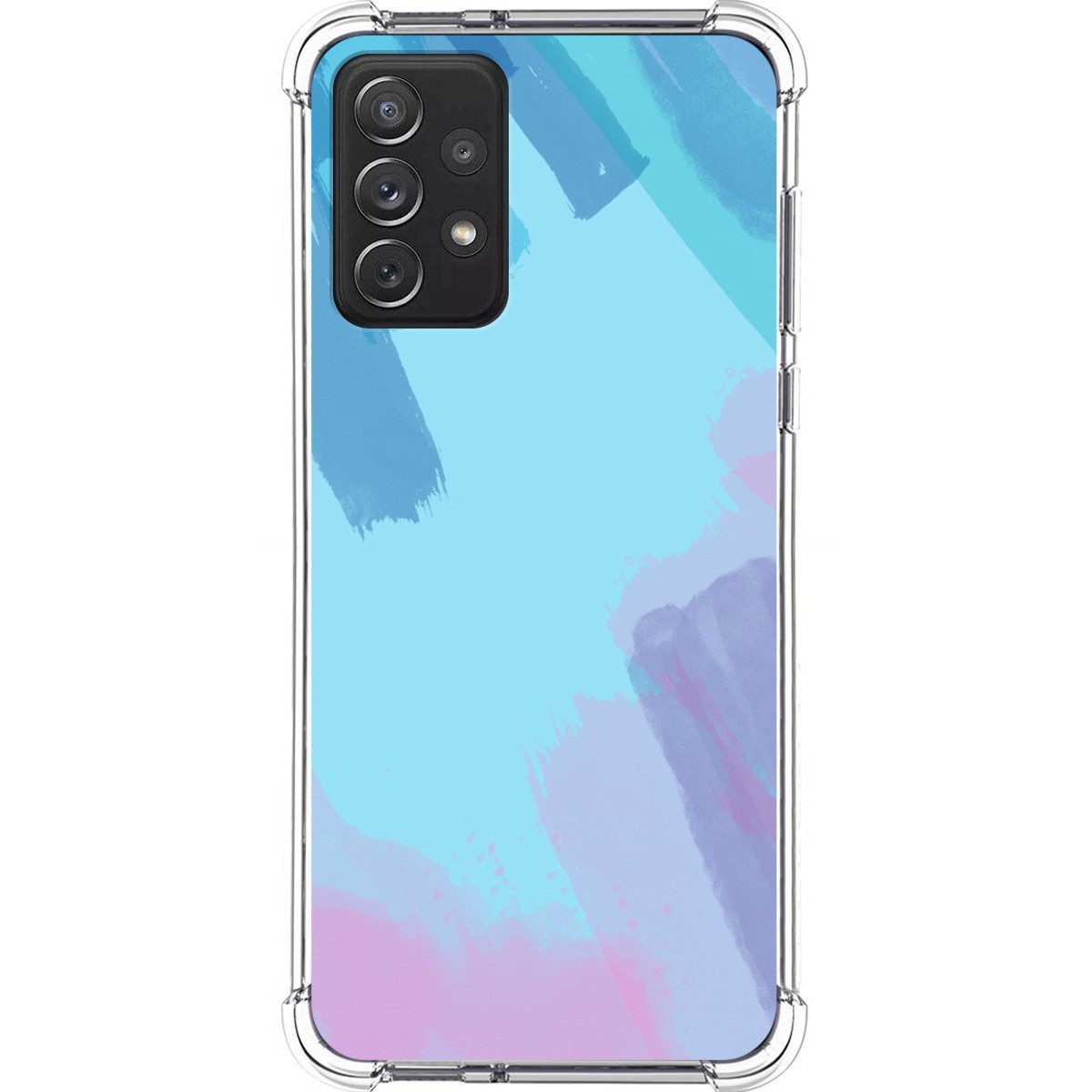 Funda Silicona Antigolpes para Samsung Galaxy A72 diseño Acuarela 10 Dibujos