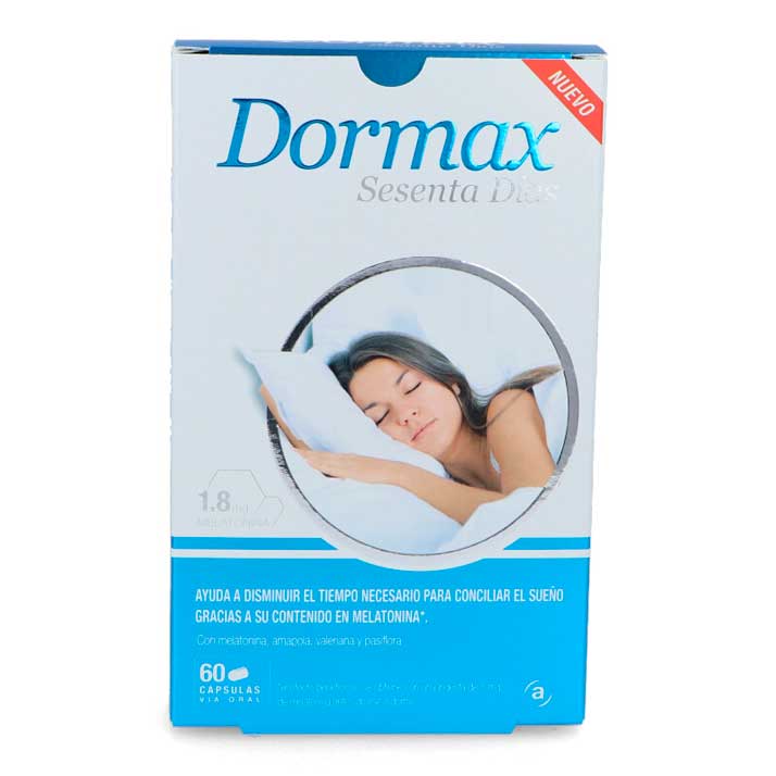 Dormax 60 Cápsulas - Ayuda a Conciliar el Sueño - Melatonina y Amapola