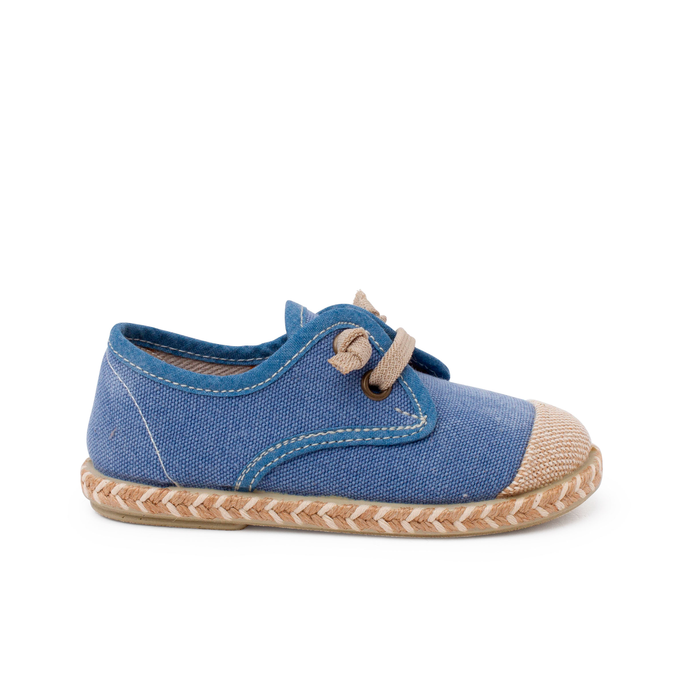 Pisamonas Blucher Niño Puntera Yute Cordon Elástico