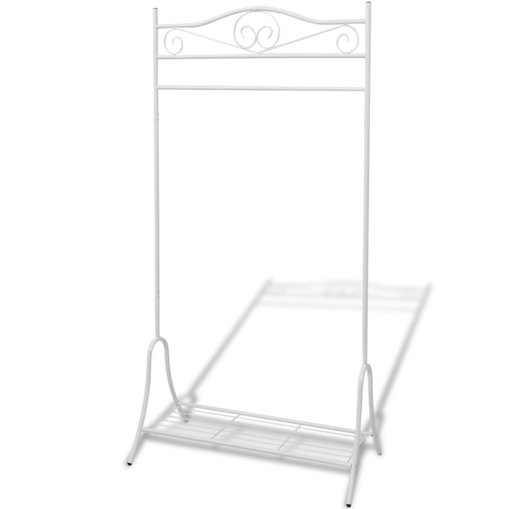 vidaXL Perchero burro de ropa de acero