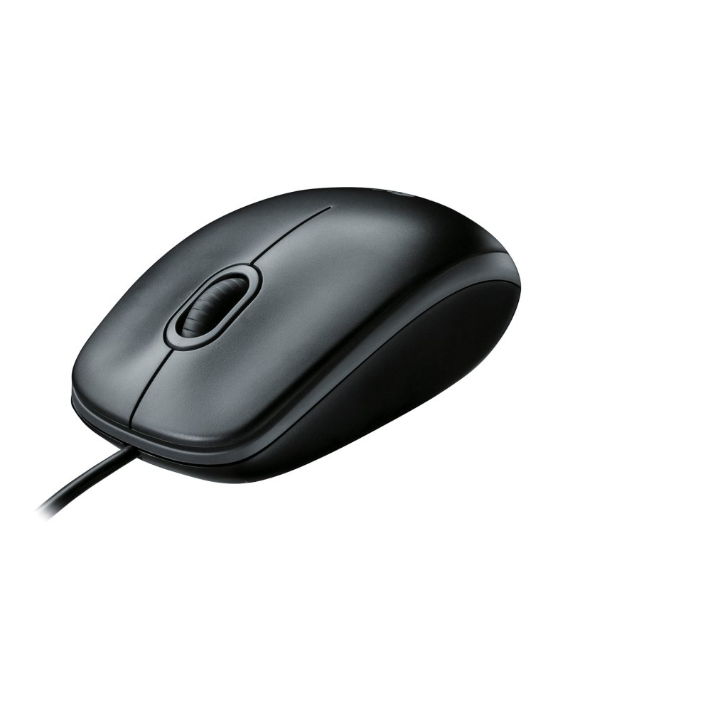 Logitech B100 Ratón Óptico USB Negro para Mayor Comodidad y Productividad