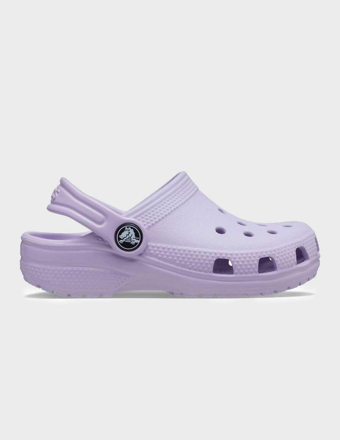 Crocs Classic Clog K zuecos morado para niño, niña y mujer