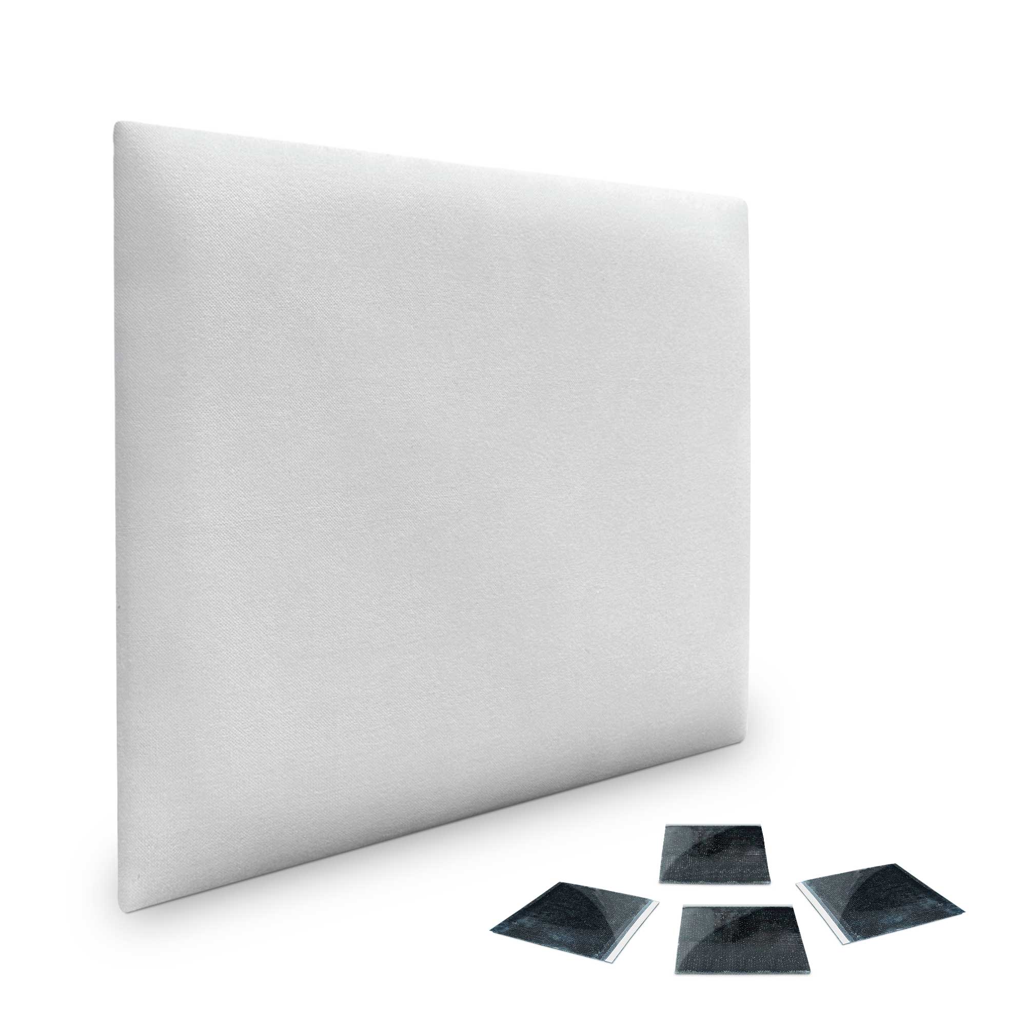 DHOME Juego de Paneles Tapizados de Tela Acualine Pack Autoadhesivos para Pared Acústicos Absorbentes Protección Segunda Gama de Colores