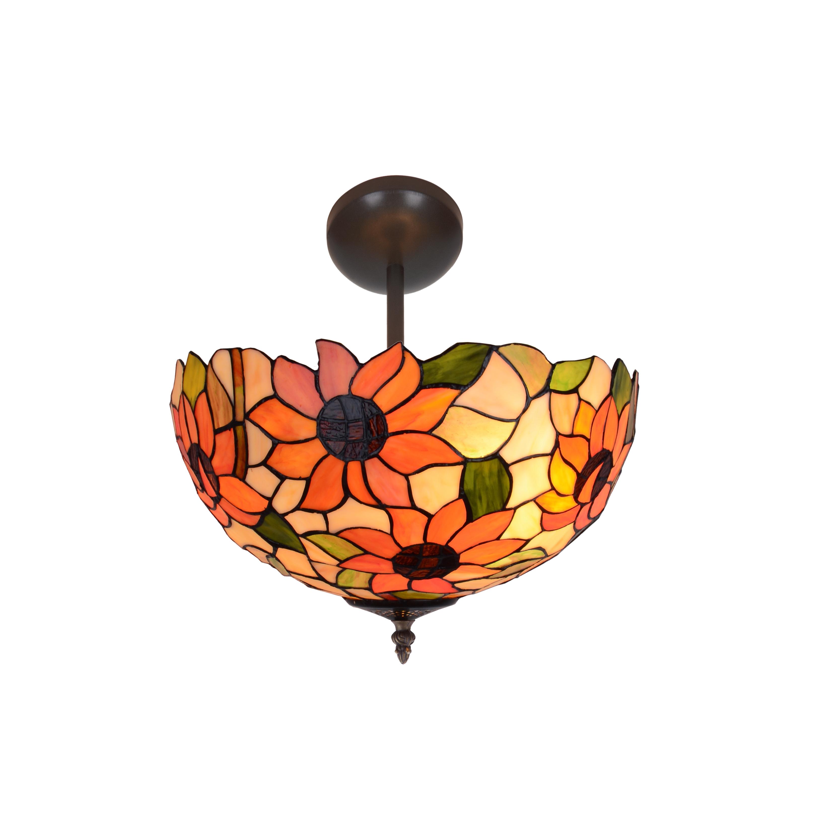 Plafón de techo bajo con pantalla diámetro 40cm Serie Diamond FIJALO LG280244
