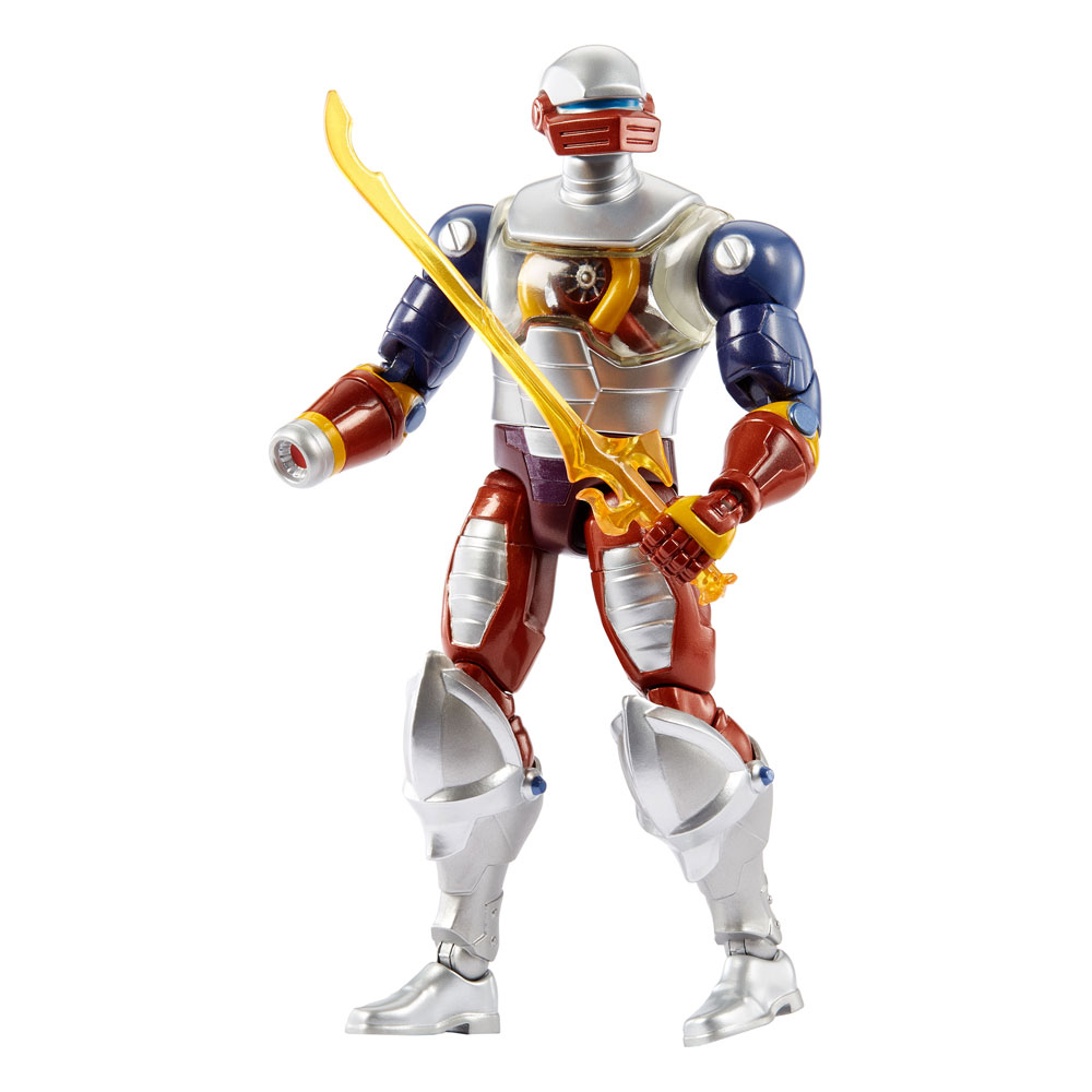 Masters del Universo MOTU Masterverse Roboto Figura de acción con accesorios, juguete +6 años (Mattel HLB40)