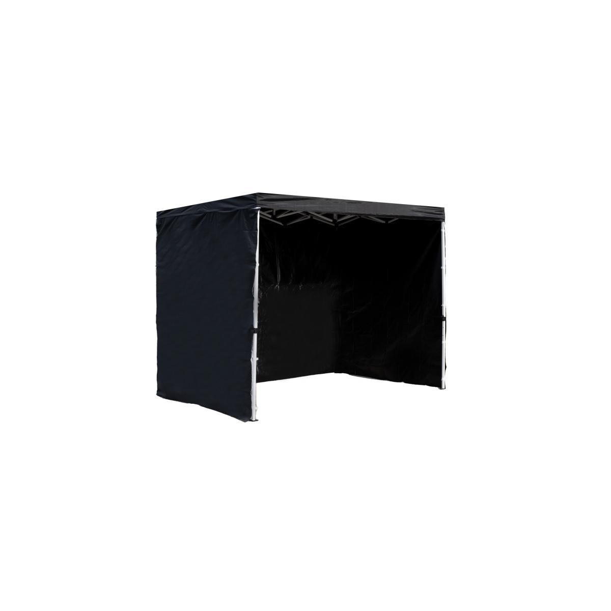 Regalos Miguel - Packs Laterales Carpas Plegables - Pack 3 Laterales Lisos para Carpas 3x2 Master - Negro