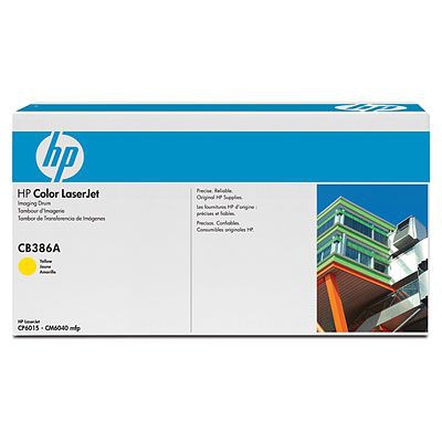 HP - Tóner original CB386A amarillo para impresoras LaserJet HP, tecnología ColorSphere, rendimiento hasta 23.000 páginas