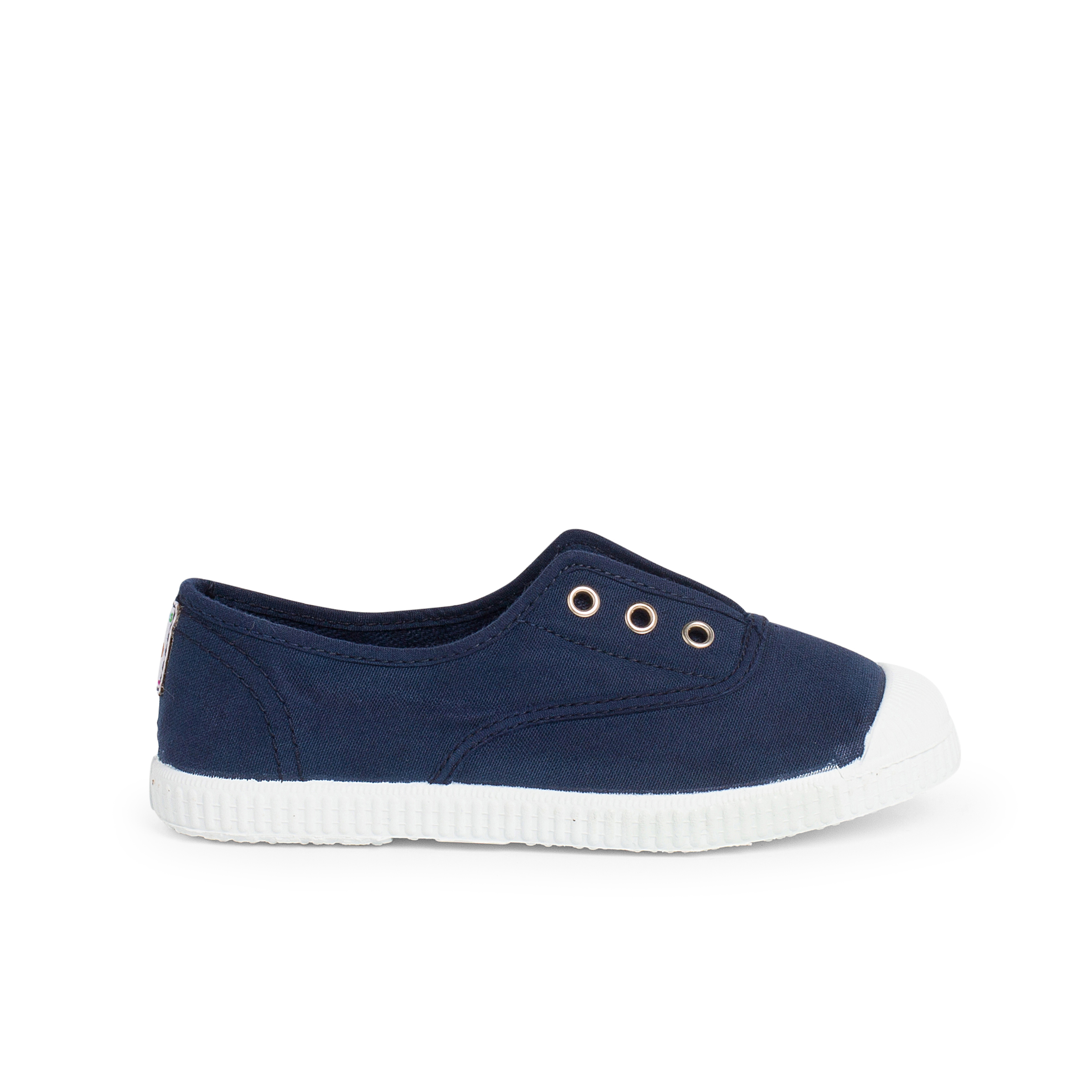 Pisamonas Zapatillas Lona Punta Goma Sin Cordones