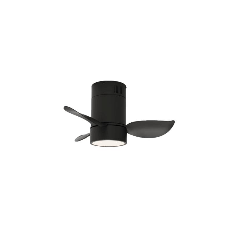NARVI VENTILADOR DE TECHO, COLOR NEGRO, 3 ASPAS, MOTOR DC, Luz LED, Bluetooth, ALEXA, APP móvil. Con mando. REF: 798