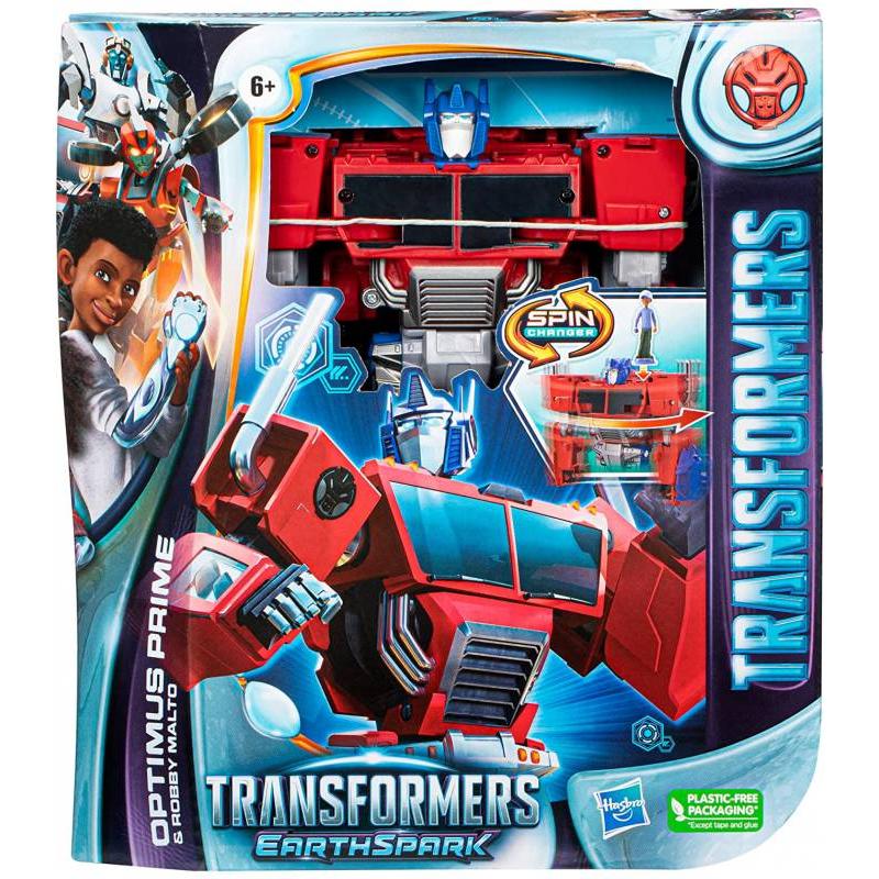 TRASFORMES EARTHSPACK SPINCHANGER OPTIMUS PRIME DE HASBRO