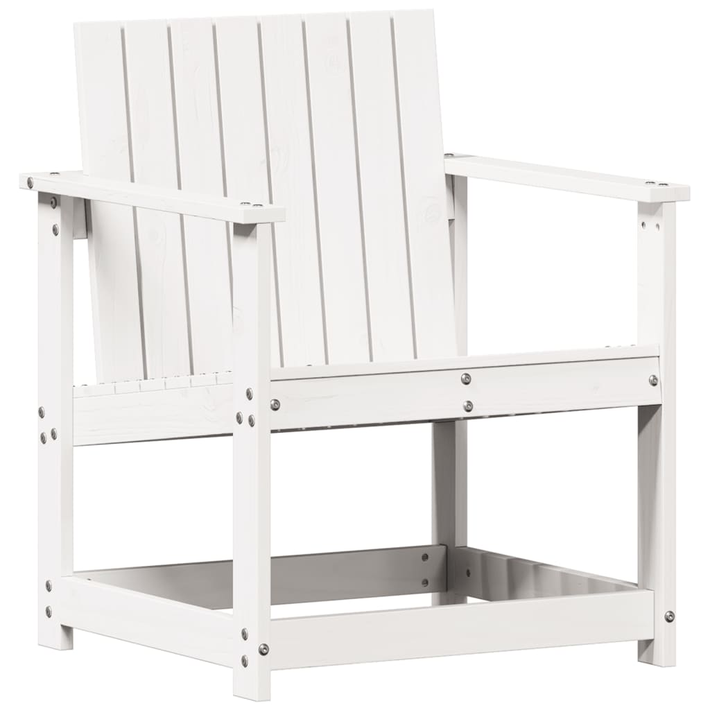 Vidaxl Silla de Jardín de Madera Maciza de Pino 62x56x77 Cm