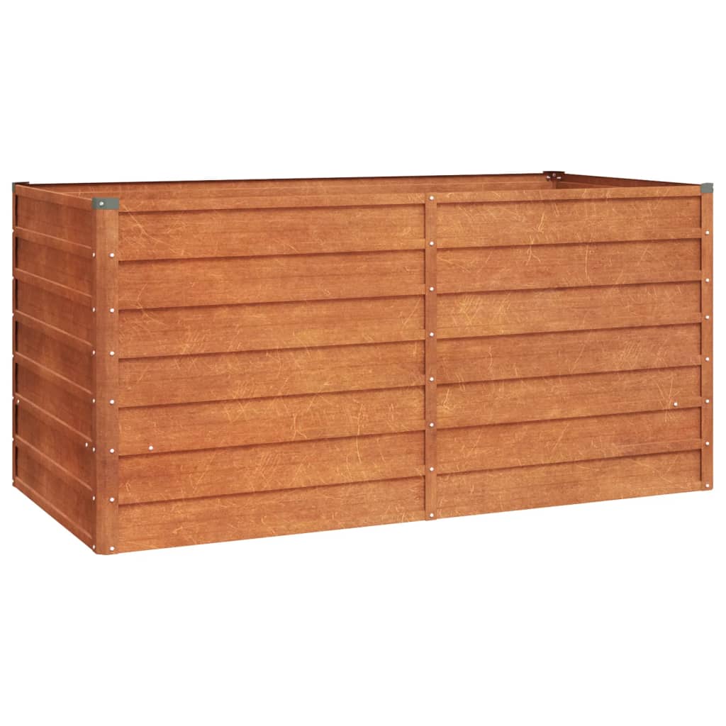 vidaXL Arriate oxidado de acero corten Dimensiones 100 x 40 x 45 cm,  100 x 40 x 77 cm,  160 x 40 x 45 cm y mas