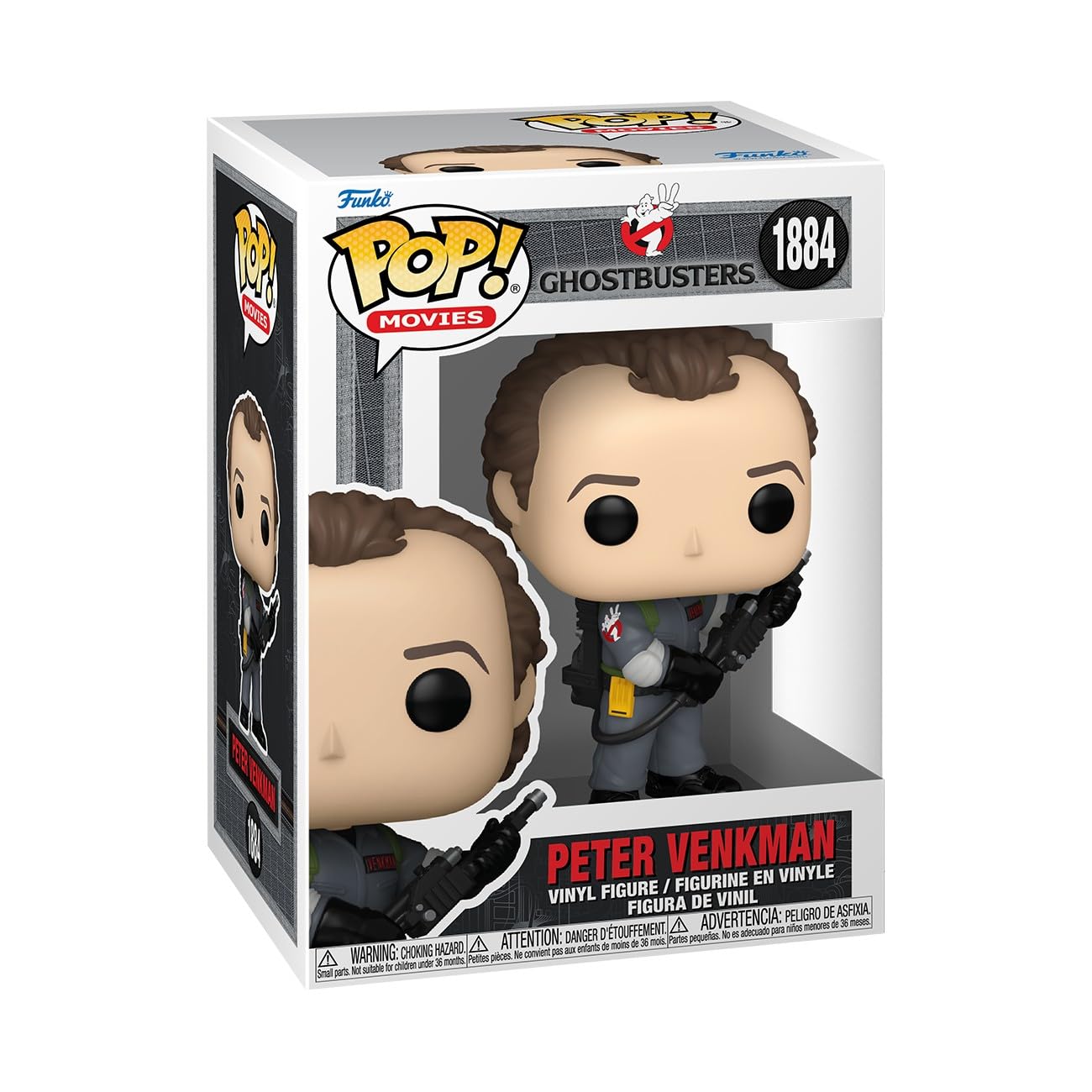 Funko Pop! Movies: Ghostbusters II - Dr. Peter Venkman - Ghostbusters 2 - Figura de Vinilo Coleccionable - Idea de Regalo - Mercancia Oficial - Juguetes para Niños y Adultos - Movies Fans