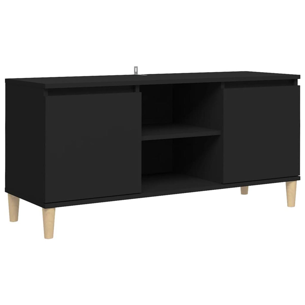 Mueble bajo de TV Merlo 2 puertas + 2 estantes 50x103,5x35 cm