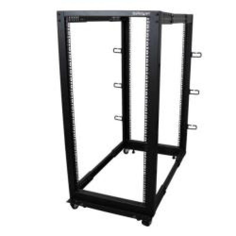 Rack abierto de 4 columnas 25u