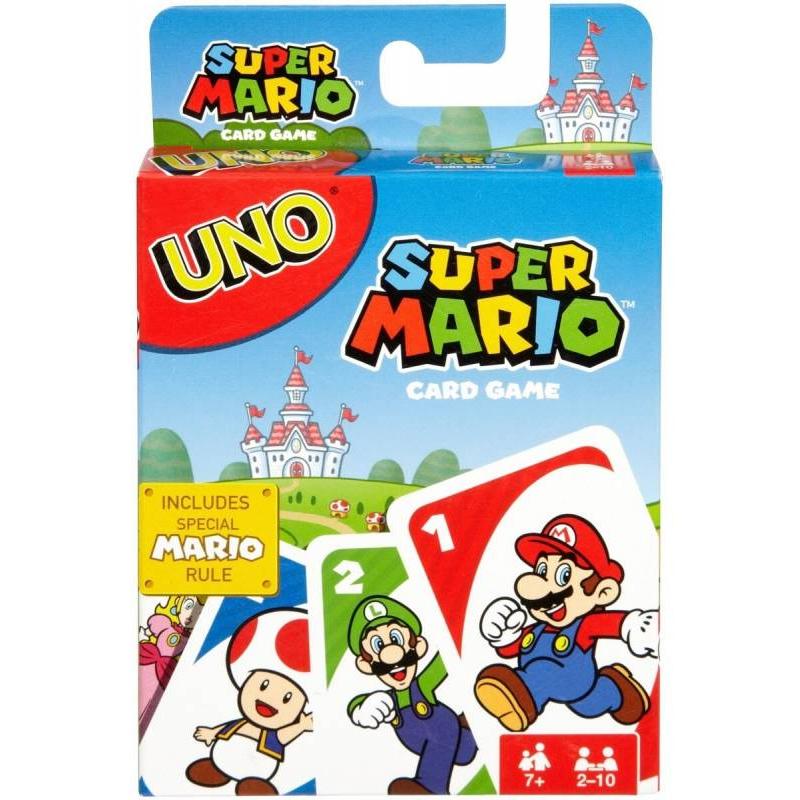 Mattel Games UNO Super Mario Bros, juego de cartas de UNO de Mattel