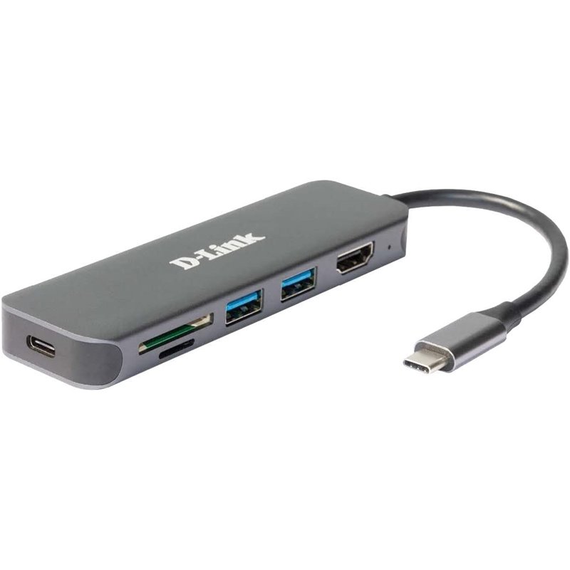 D-Link Dub-2327 6 puertos USB-C