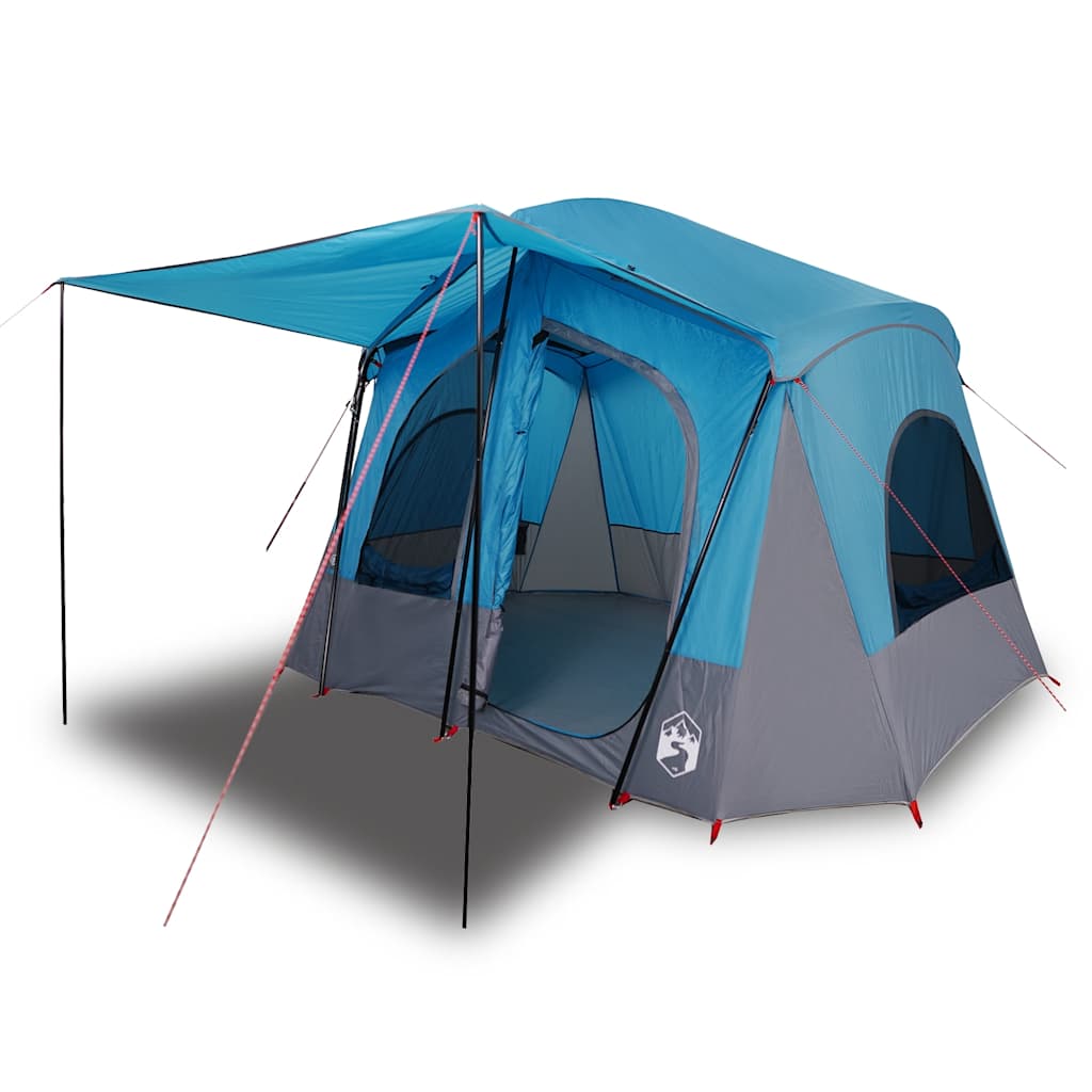 vidaXL Tienda de campaña para 5 personas impermeable azul