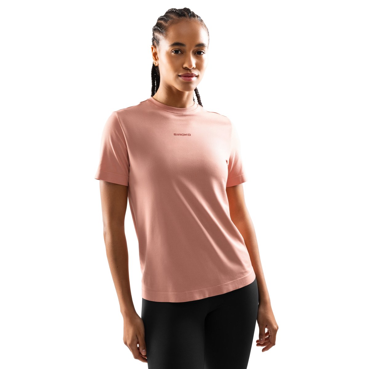 SIROKO - Camiseta Entrenamiento Manga Corta Gym & Trainning Mujer_