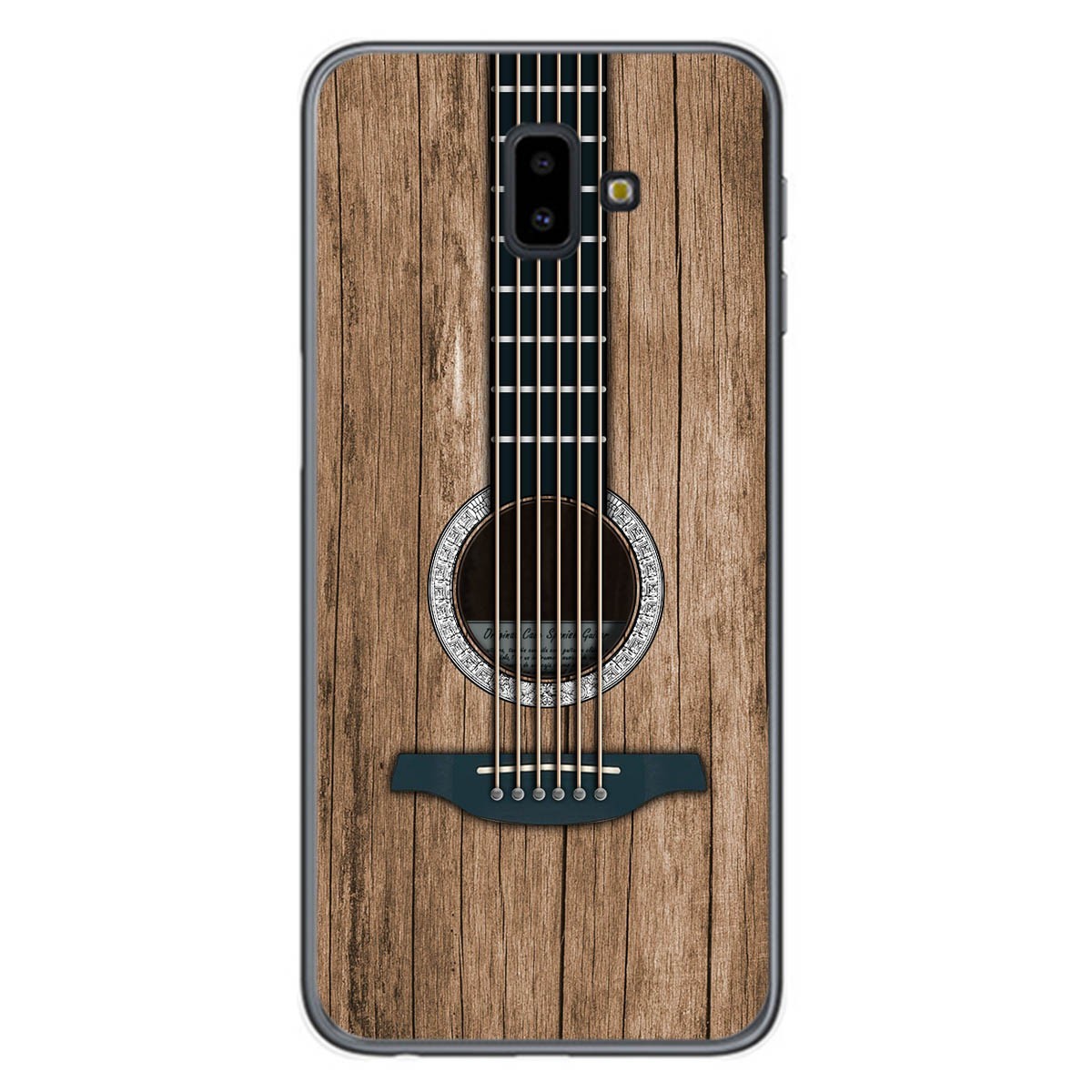 Tumundosmartphone Funda Gel Tpu para Samsung Galaxy J6+ Plus diseño Madera 11 Dibujos