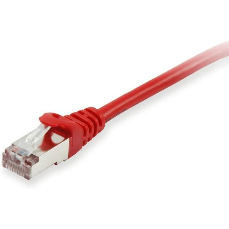 Latiguillo apantallado s/ftp categoria 6a libre de halogenos 10g 30m color rojo equip 606511