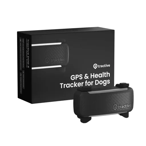 Tractive Gps Para Perros Inteligente Y Monitor De Salud Negro - 89 gr