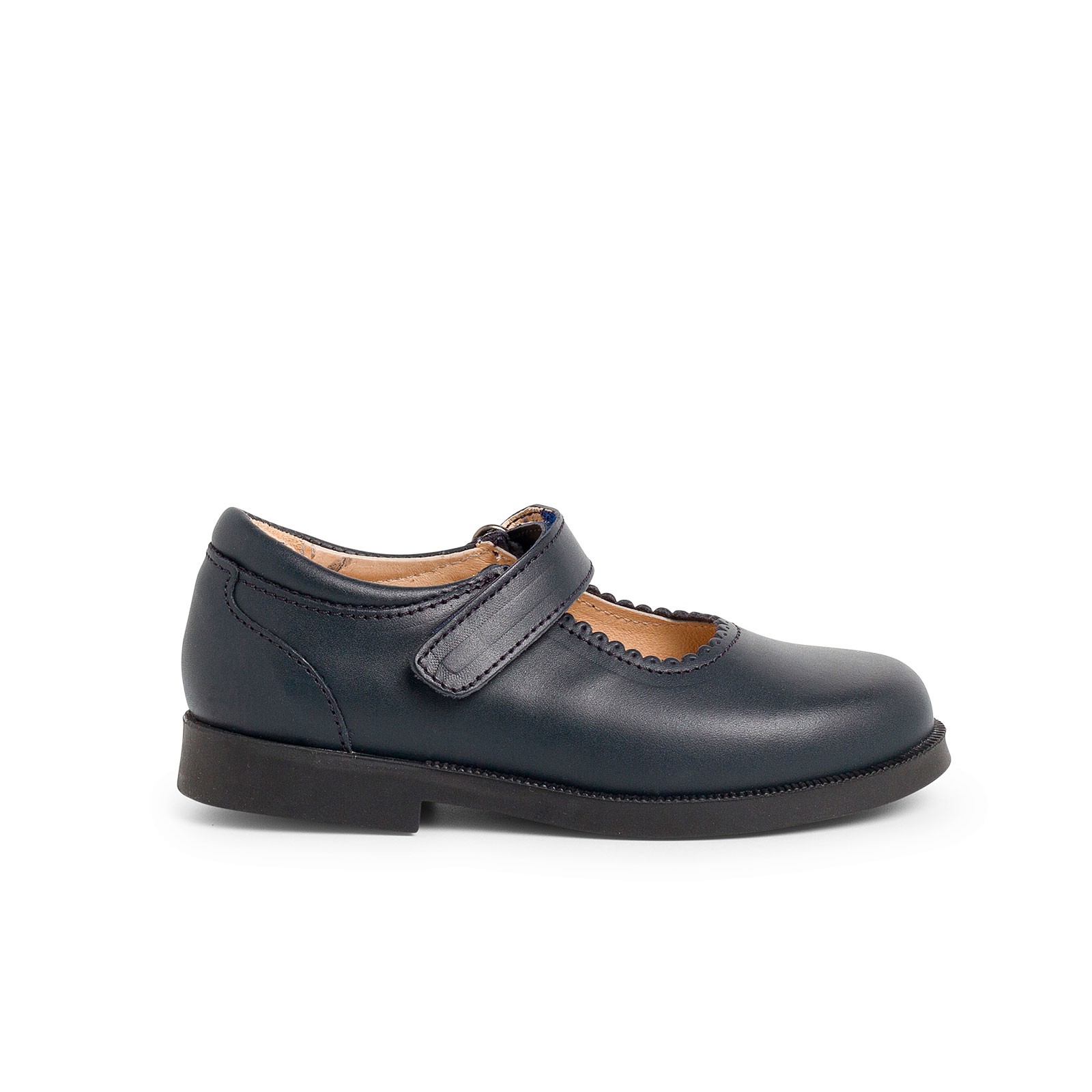 Pisamonas Zapato Colegial Merceditas Niña Cinta Adhesiva