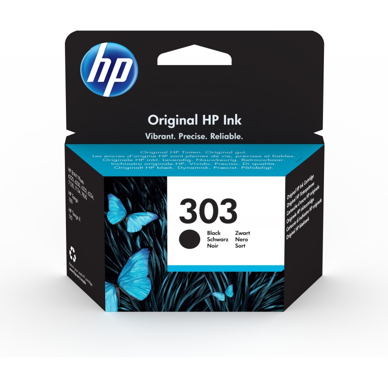 HP - Cartucho de tinta Original 303 negro T6N02AE