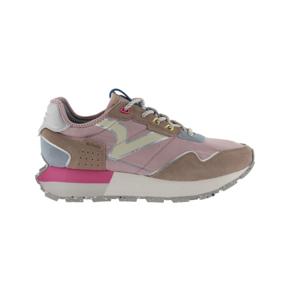 Victoria 1985 WING Zapatillas de nylon con piezas de serraje y suela dentada 8803116
