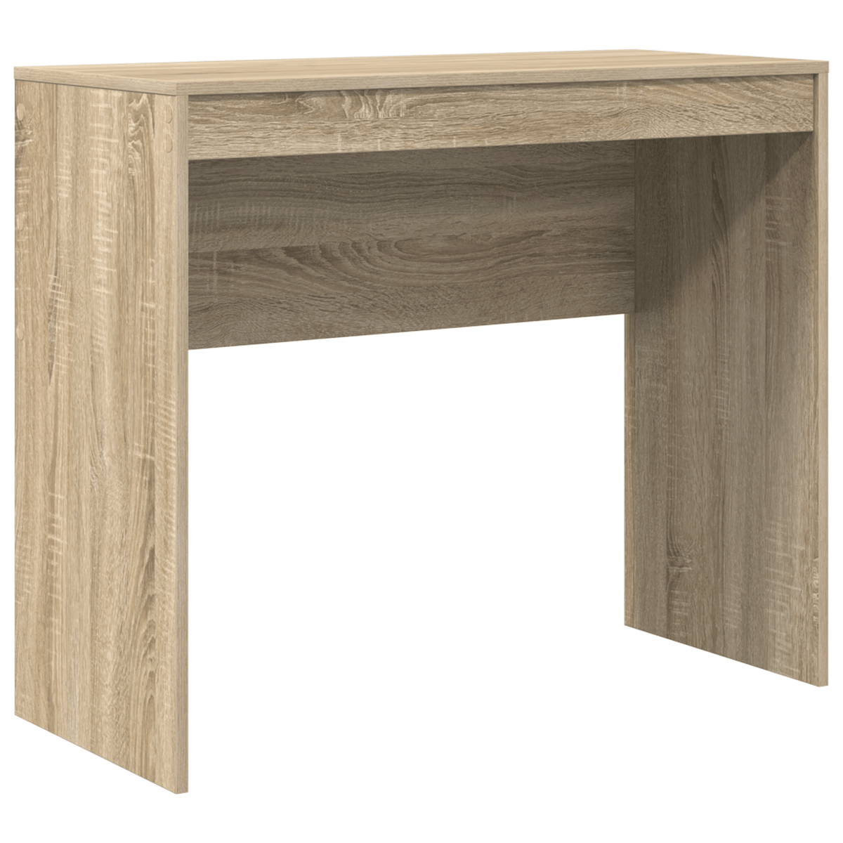 Escritorio Arnold con estantería reversible natural 76x90x40 cm