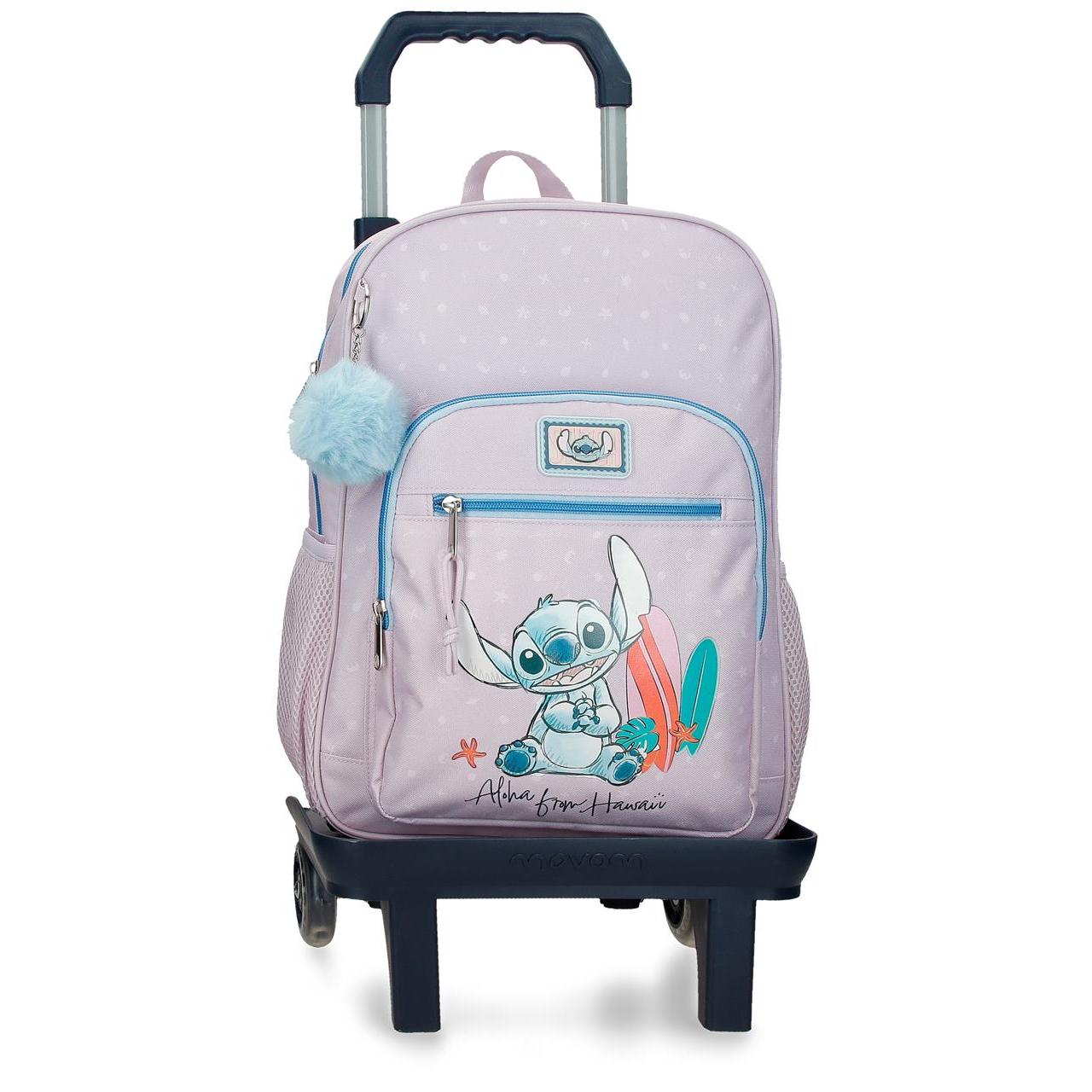 Mochila escolar con carro Disney Stitch from hawaii nude