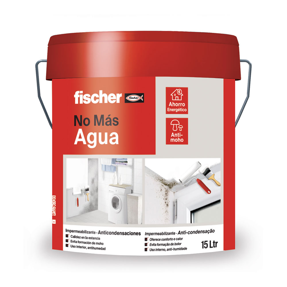 Fischer Pintura Blanca Impermeabilizante Anti-Condensaciones 15L