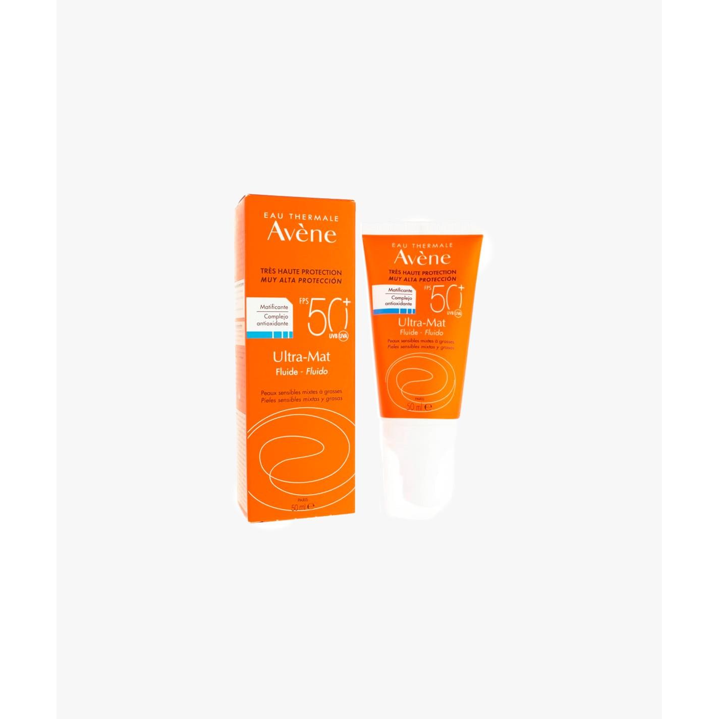 Avène Protector Solar Facial Matificante SPF 50+ 50 Ml