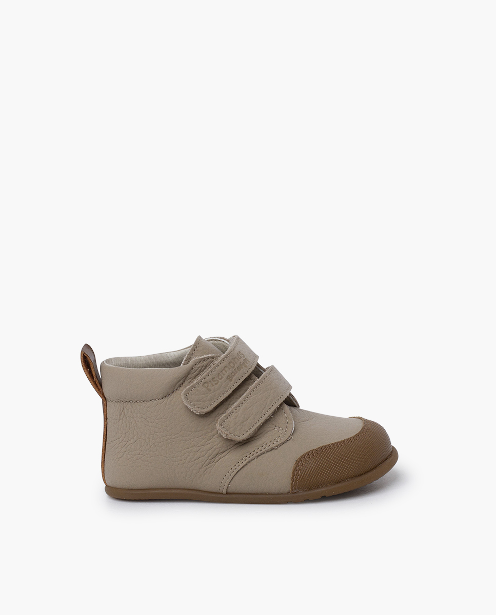 Pisamonas Botitas barefoot piel niños puntera reforzada