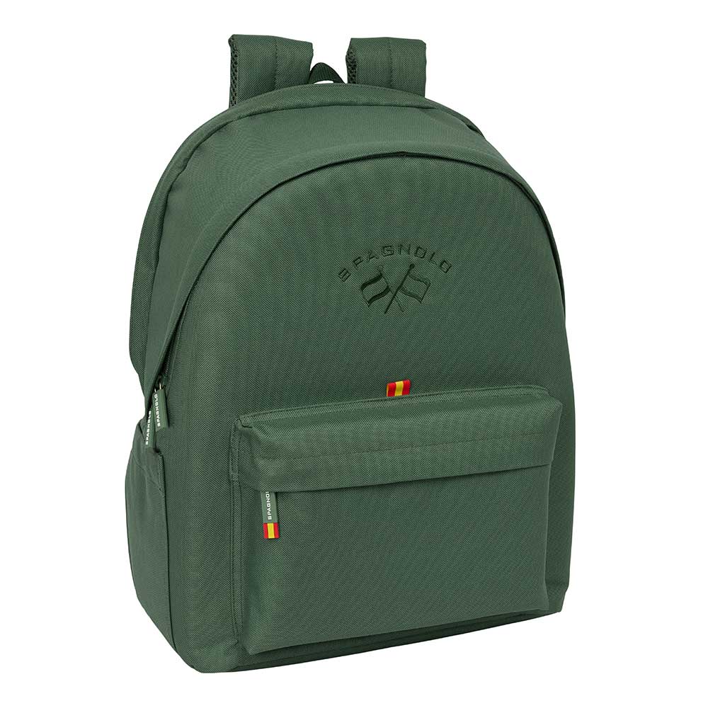 MOCHILA DOBLE PARA PORTATIL 15,6"+USB SPAGNOLO "VERDE"