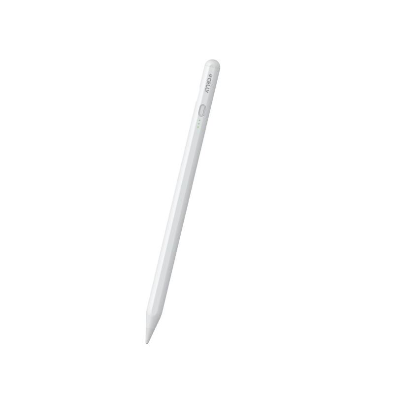 Celly SWMAGICPENCIL Lápiz inteligente para iPad, diseño elegante, blanco