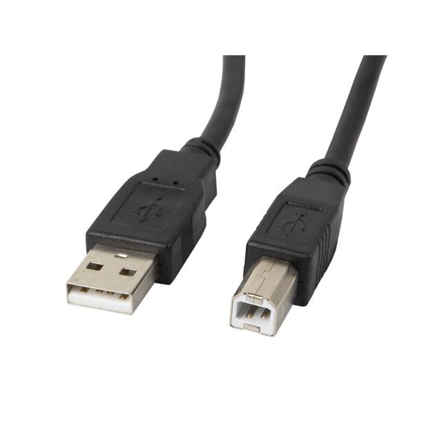 Lanberg CA de Usba De 11cc de 0030 de BK USB 2.0 a Macho a USB 2.0 B Macho de Cable con núcleo de fe