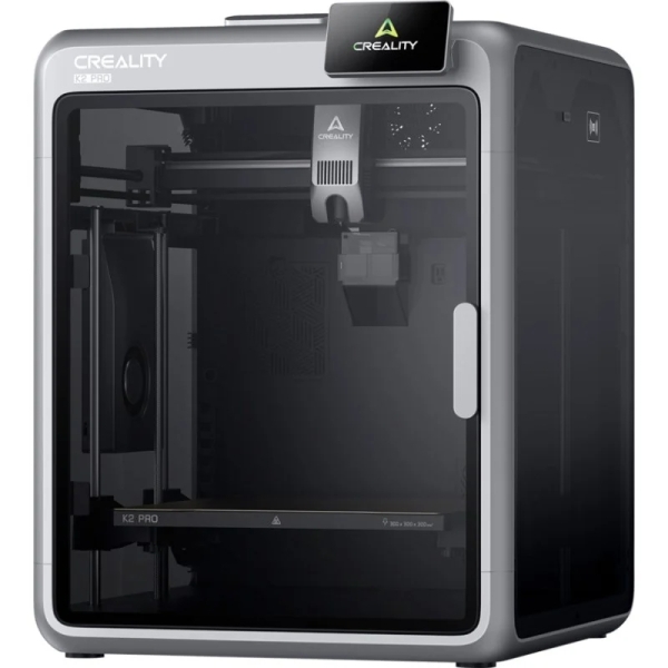 Creality k2 pro impresora 3d cerrada - tamaã±o 30x30x30cm - cuerpo de aluminio aeroespacial - interfaz de usuario inteligente - velocidad hasta 600mm/s