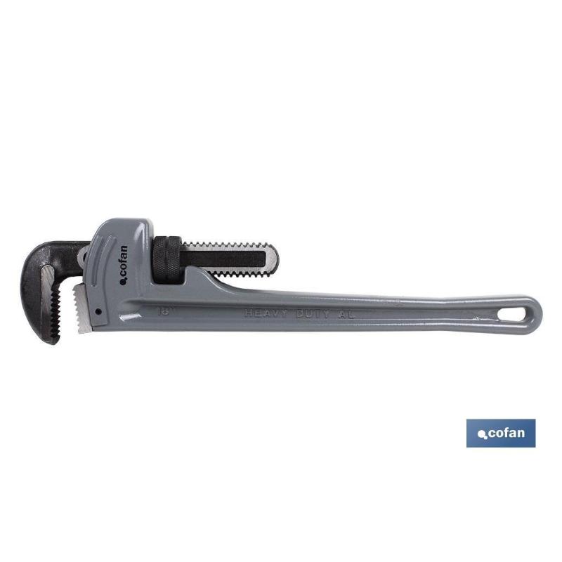 Llave stillson de aluminio para tubo l-36