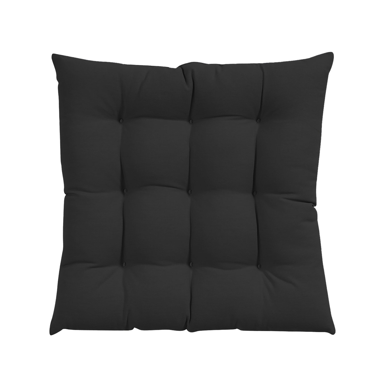 GREATOYAR Juego de 2 Cojines para Silla y Asiento, Decoración de Asiento de Jardín Casa Terraza, Cojín Decorativo con Correas de Sujeción, 9 Pespuntes, Fabricado en España, 38x38x3.5cm, Rojo/Azul/Marrón/Crema/Gris/Morado/Rosa