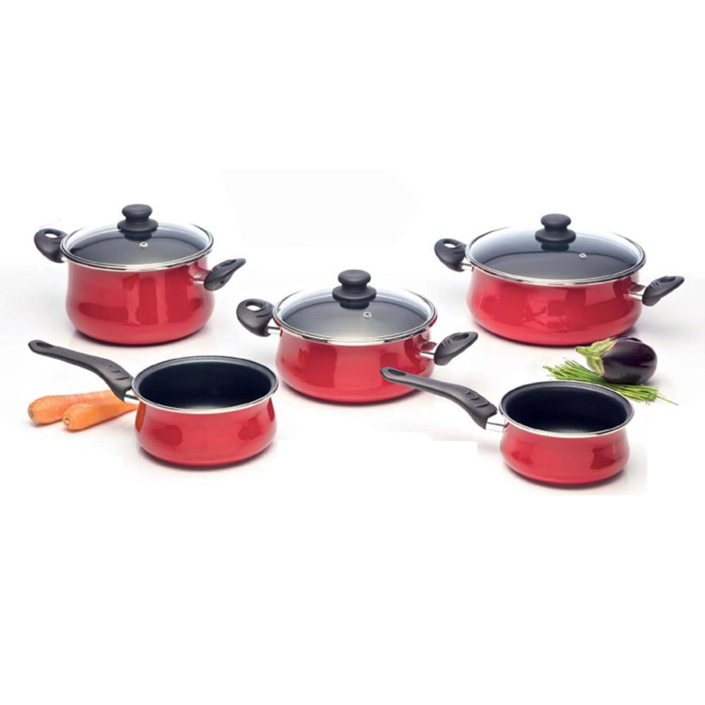Bateria cocina praga 7 elementos 5 piezas