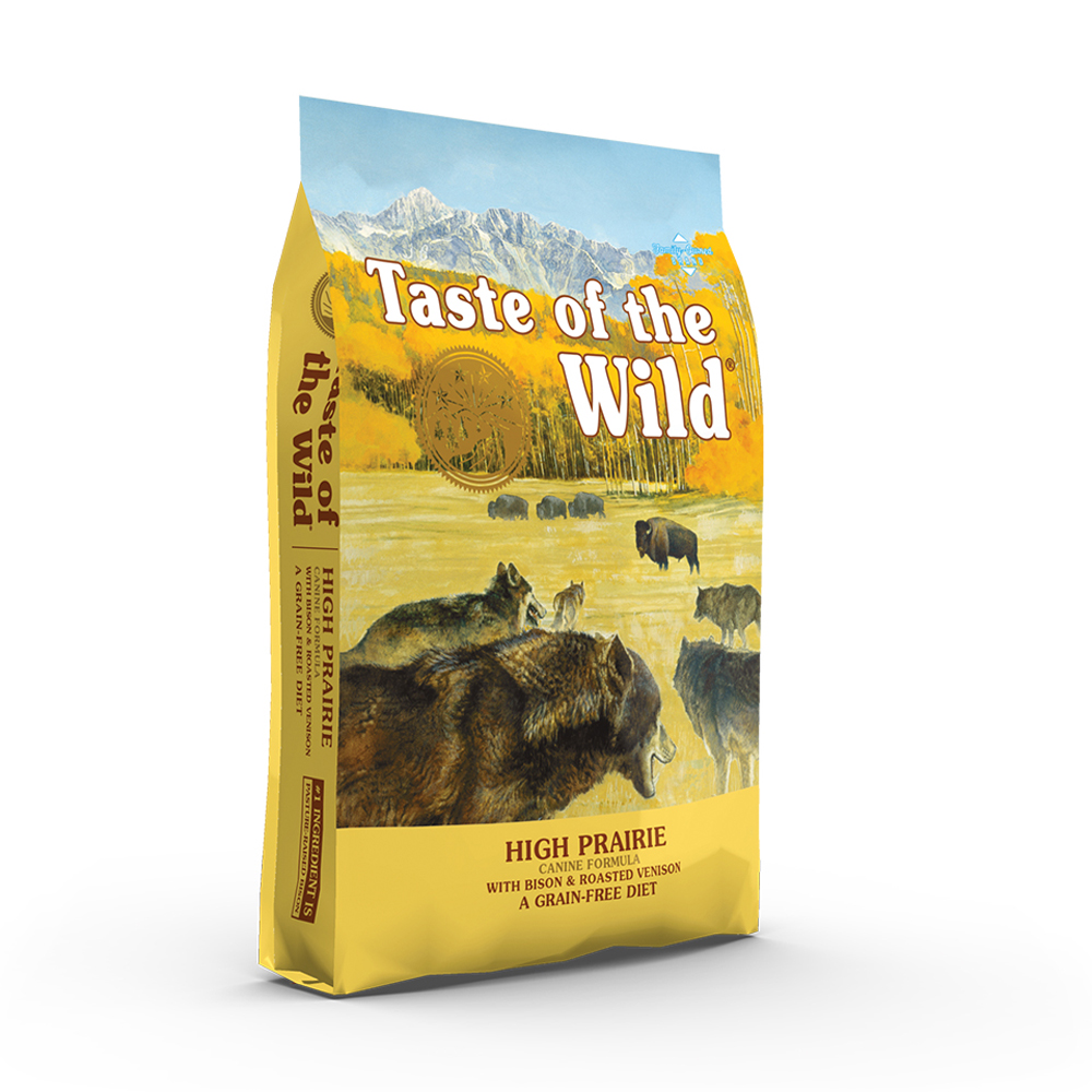 Taste of the Wild High Prairie Grain Free - Pienso para perros sin cereales, con carne de bisonte y ciervo