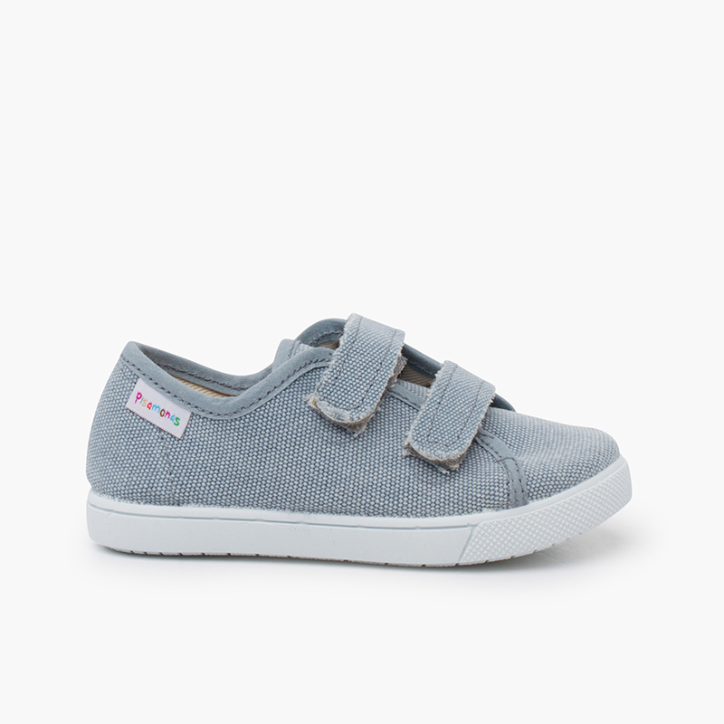 Pisamonas Zapatillas lona rústica efecto lavado